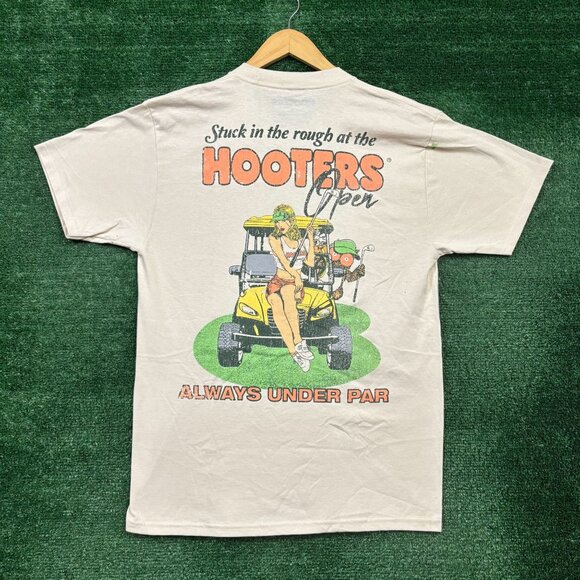 Hooters Open Always Under Par T-Shirt Size Medium - Picture 1 of 5